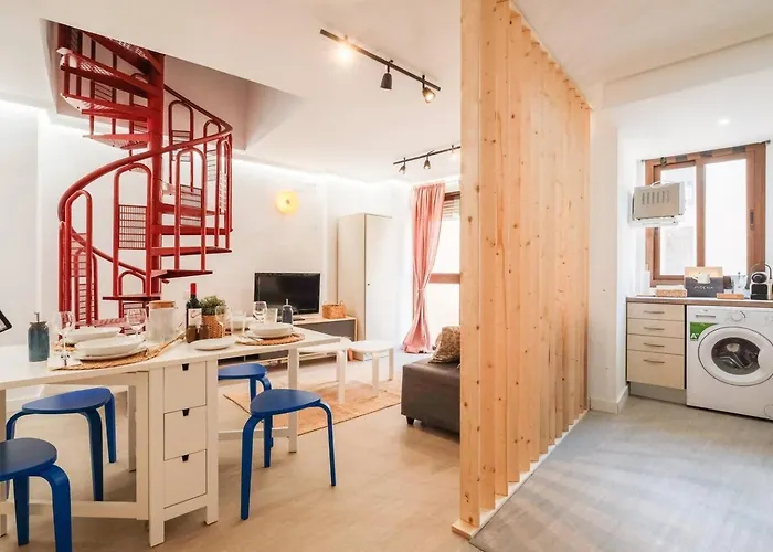 Atico Cierzo | Nuevo Duplex Terraza | Wifi | 1 Br Apartment *