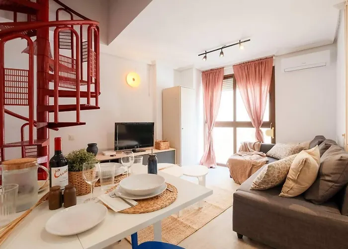 Atico Cierzo | Nuevo Duplex Terraza | Wifi | 1 Br Apartment Zaragoza